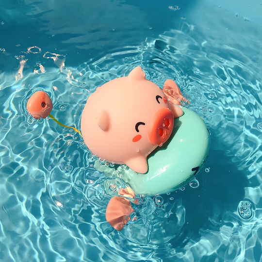 Children's Bathing Piggy Toys Children's Bathing Toys Lovely Swimming Pool Toys Bathtub Toys Children's Water Toys Children's Birthday Gifts