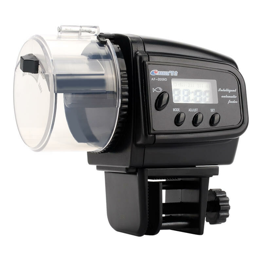 Automatic Fish Feeder with Batteries, Multifunctional Adjustable Fish Feeder for Small Aquarium