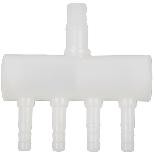 4 Way Plastic Aquarium Oxygen Tube Fitting Splitter Tap Valve