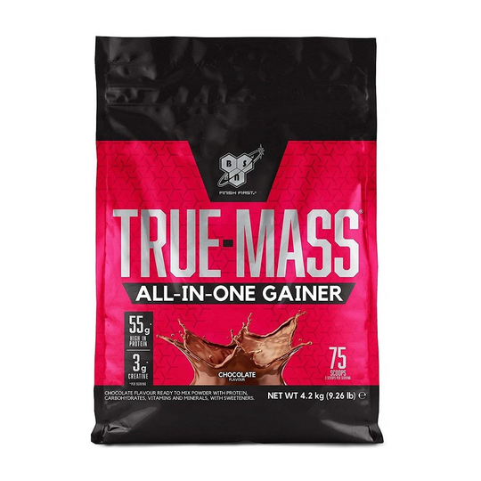 BSN True Mass All-in-One Gainer, Strawberry, 4200g