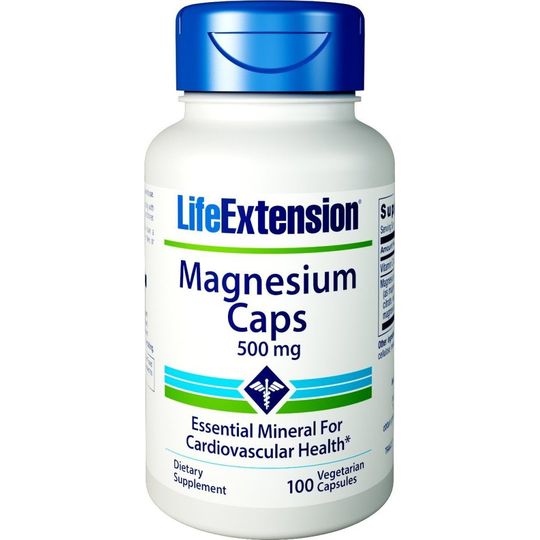 Life Extension Magnesium Caps, 500mg - 100 vcaps
