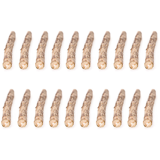 Superseller - Natural Cat Catnip Sticks Matatabi Snacks Molar Chew Toy Dental Cleaning Teeth Wood Stick for Pet Cat Kitten, s & 20Pcs - s & 20Pcs