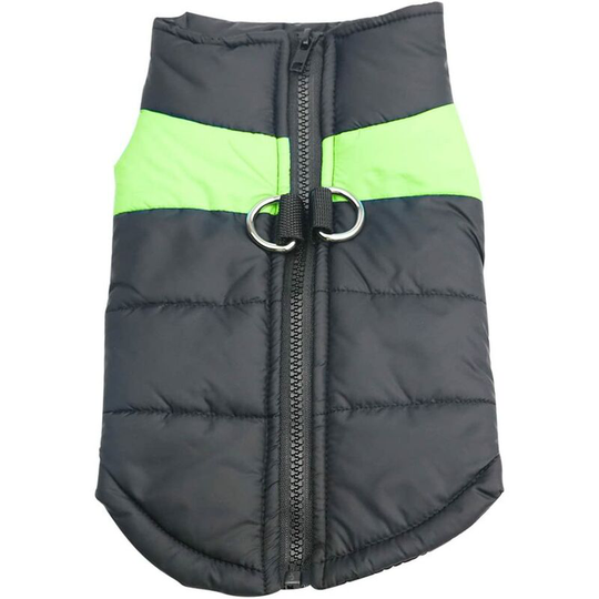 Dog Winter Coat Waterproof Clothes for Small Medium Large Dog Cat Size s l (m, Green)