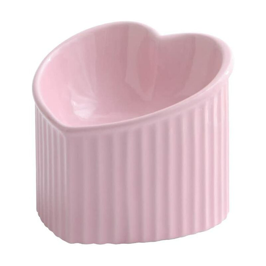 Cat Bowl Dog Bowl Oblique Mouth Cat Bowl Pet Bowl Pet Food Bowl Elevated Bowl Holder Inclined Bowl for Dogs and Cats Ceramic