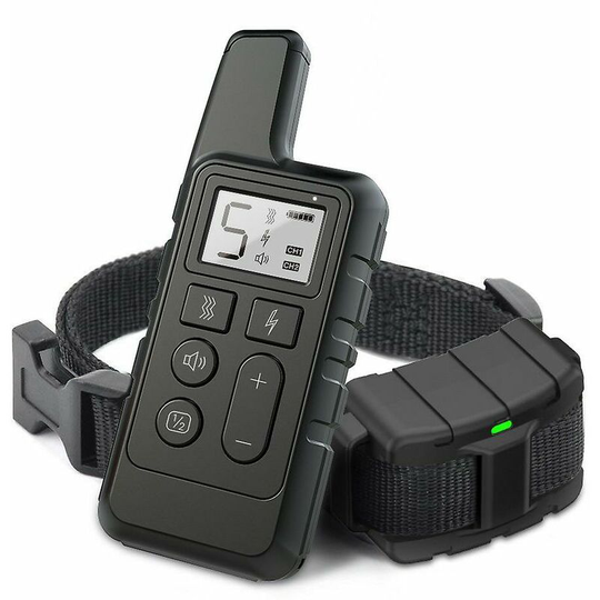 1000m Waterproof Dog Training Collar Pet 500m Remote Control Rechargeableblack- Thsinde