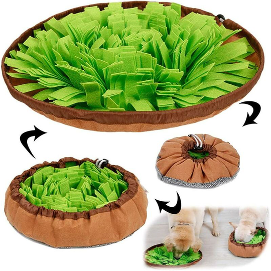 Sniffing Rug Dog Intelligence Toy Sniffing Rug Dogs Washable Foldable Smell Non-Slip Dog Toy Sniffing Toy Intelligence Dog Toy Sniffing Toy
