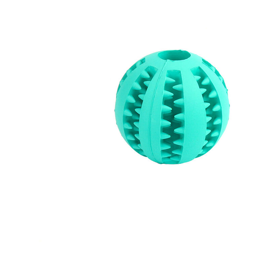 Betterlifegb - 1 toy dog balls, dog chewing ball rubber cleaning non-toxic teeth resistant to toy bites, interactive driving toy ball iq puzzle for