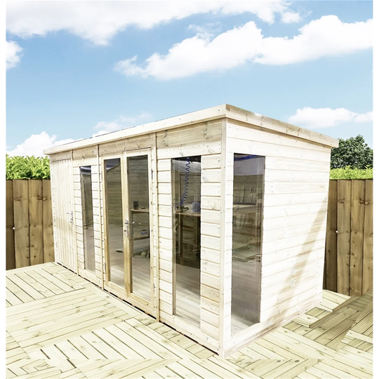 Suruga 14 x 10 Ft. Tongue and Groove Summer House
