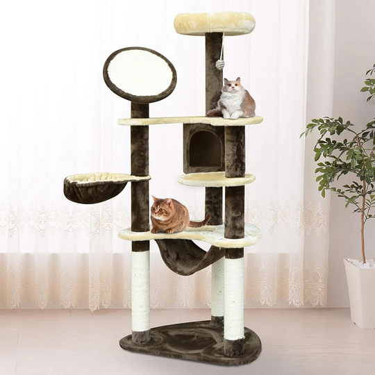 153cm Pawhut Deluxe Cat Tree