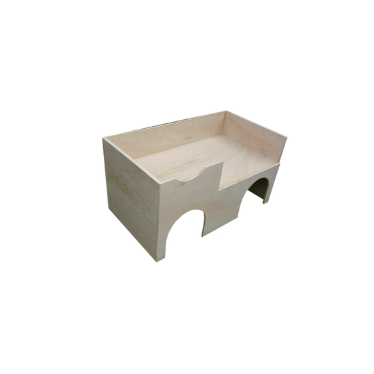 HOP UP TWO STOREY GUINEA PIG CASTLE SHELTER PLAYHOUSE 18''x10''x10''