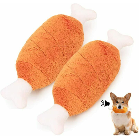 2Deets Plush Sound For Dogs, Chew Toys for Pets, Dog Toy Bones Mâché, Dog Toys Set