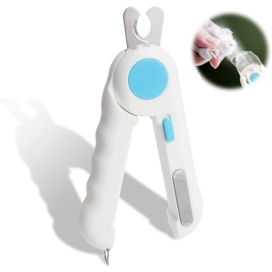 Monly - in 1 Chein Nail Clippers led Blood Line Animal Nail Clippers Cat Claw Scissors Rabbit Nail Clippers Suitable for Large Medium/Small Animals