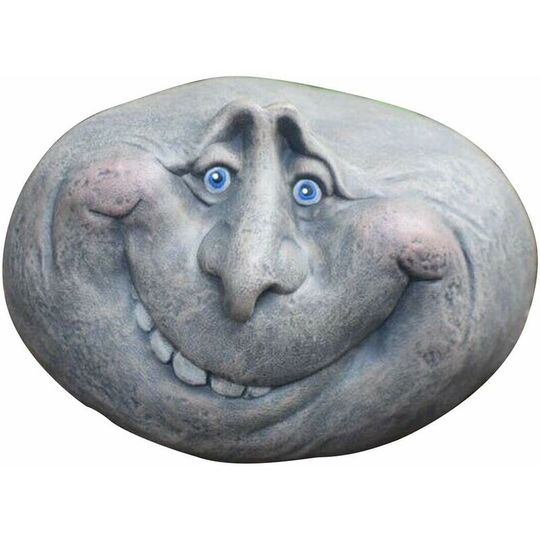 Garden Cat, Dog and Rabbit Statue Ugly Rock Garden Statue - Garden Sculptures and Statues, Garden Decorations, Garden Art, Outdoor Garden Statuette,
