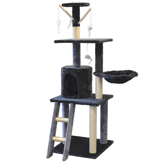 (Grey) Large Cat Tree Activity Centre Scratching Post