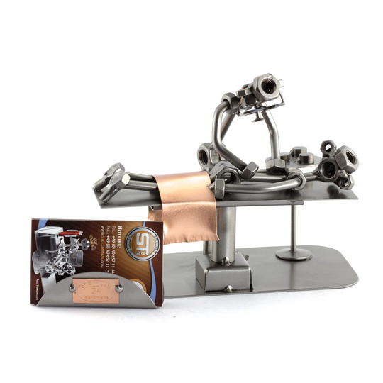 Masseur Screw Man Place Card Holder