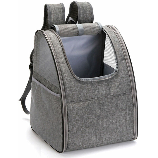 Echoo - Cat Carrier Backpack Foldable Pet Carrier Backpack Breathable Mesh Carrier Bag with Inner Pad for Cats and Small Dogs Travel Camping
