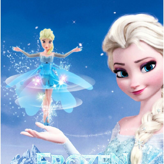 Frozen Aisha Doll Palm Sensor Floating Doll Doll Action Figure Flying Toy Sensor Adult Children's Toy Birthday Gift Kawai