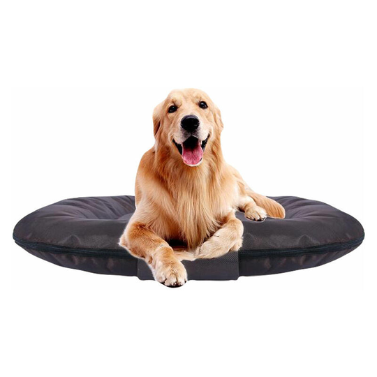 Soft Dog Bed Round Cat Bed, Donut Cat Dog Beds, Comfortable Soft and Warm Pet Bed for Cats and Small Dogs, 55x45x10cm, Brown