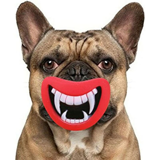 Pet Dog Puppy Teeth Chew Play Toys Silicone Novelty Sound Dog Toys for Pet Dogs Red