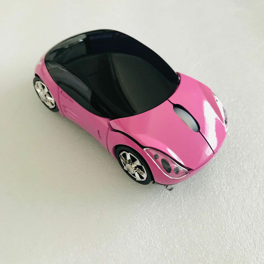 2.4G Car Shaped Wireless Mouse, 1600DPI Optical Mouse, 2.4GHz Wireless Transmission, 3 Buttons with Scroll Wheel, for pc Laptop Tablet Gaming