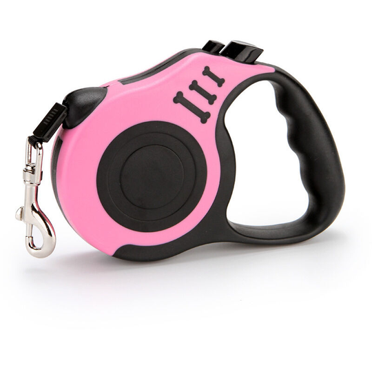 Pet Supplies Automatic Retractable Tractor Bone Printing Pull Rope Outdoor Dog Walking Rope (5m)