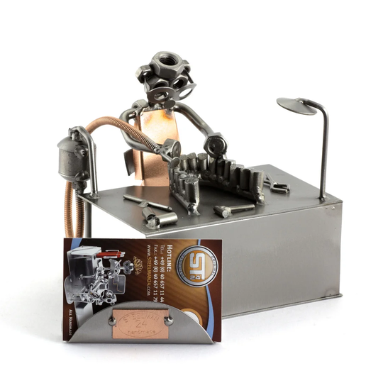 Dental Technician Screw Man Place Card Holder
