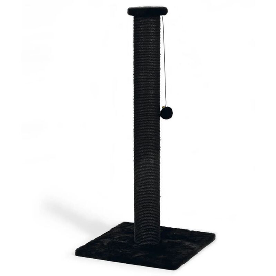 Cat Scratching Post Serpa 40x40x90 cm Black 408837 Beeztees Black