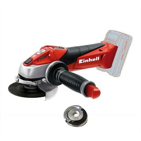 Cordless Angle Grinder 115mm 18v EINTEAG18LI With Flange Nut bare unit - Einhell