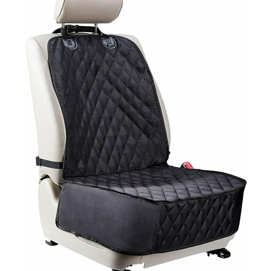Dog car seat cover Waterproof and scratch resistant dog car seat protection. Fits most trucks, vans and RVs (black).