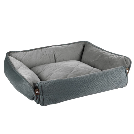 Quilted Bolster Bed with Roll Out Blanket