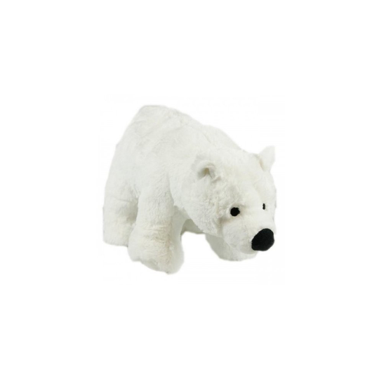 (Large, Perdita Polar Bear) Animal Instincts Snow Mates Plush Dog Toy