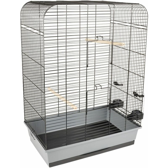 Budgie Cage Marja 54x34x75 cm Black Flamingo Multicolour