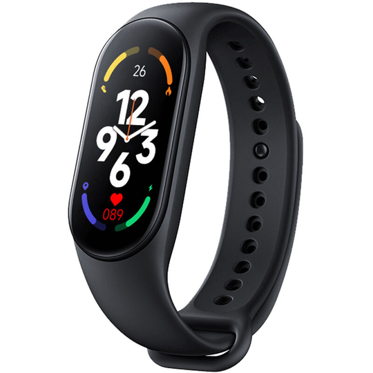 Superseller - M7 Smart Bracelet 0.96 inch led Screen Support Heart Rate Blood Pressure Blood Oxygen Sleep Monitoring Information Reminder Red, Black