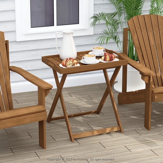 Alexei Folding Wooden Bistro Table