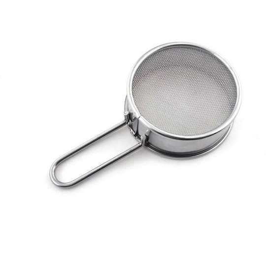Kitchen Fine Mesh Flour Sifters Round Stainless Steel Flour Sifter Sifters for Kitchen Baking