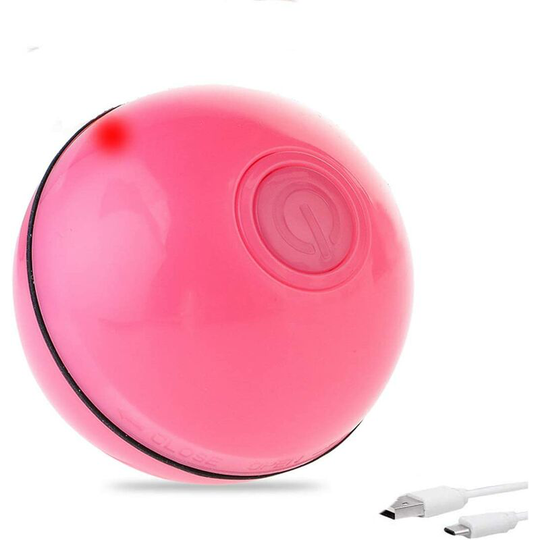 Smart Interactive Cat Toys Ball Upgraded Automatic 360 Degree Kitten Rolling Balls Toy Rechargeable with usb led Light Electronic Self Rotating Toy
