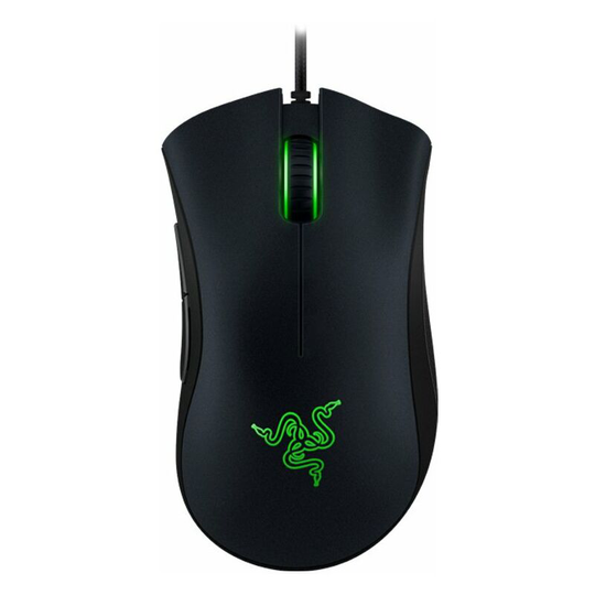 Essential Gaming Mouse with 6400 dpi Optical Sensor (Real 6400 dpi Optical Sensor, Ergonomic Housing, Extra Tough) Black