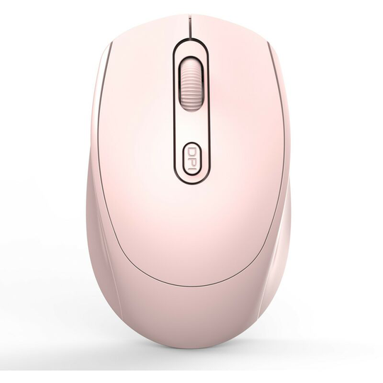 Wireless Mouse for Laptop Computer, 2.4G Wireless with usb Receiver, Silent and Quiet Mouse with 1600 dpi 6 Buttons Battery Included 2PACK(pink+white)