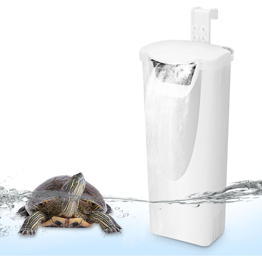 Turtle tank filter low water level shallow water small fish tank waterfall small silent built-in water purifier