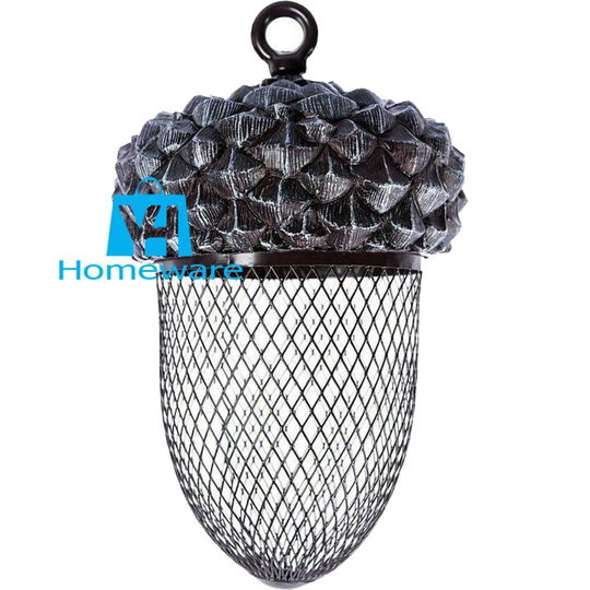 Acorn Bird Feeder Outdoor Mounted Mixed Nuts & Seeds Hanging Animal Feeding