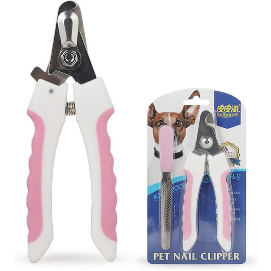 Nail Clippers for Dogs and Cats, Nail Clippers for Dogs, with Safety Lock and Nail File, Best for Medium and Large Breeds, Scissors Also for Cat