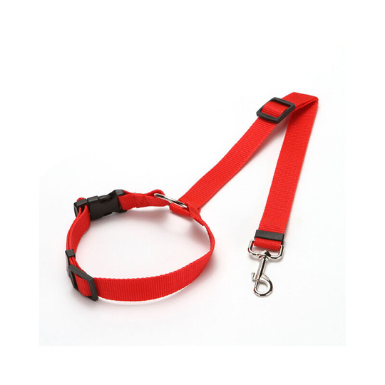 Deckon - Strong Dog Leash with Padded Handle Anti-Pull Rope Elastic Training Leash for Medium and Large Dogs in Heavy Pulling (110CM-150CM, red)