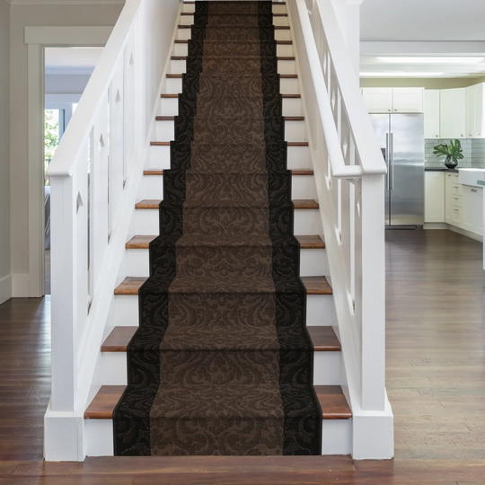 Cayden Stair Looped Brown Rug