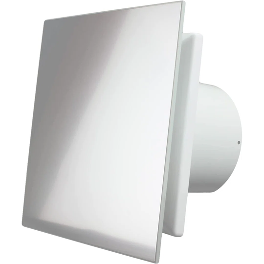 NAZAIR Run On Timer Bathroom Extractor Fan With Chrome Cover