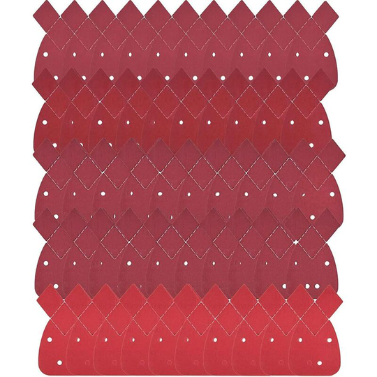 Tools House - 100 Pack Mouse Detail Sanding Sheets Sandpaper Replacement, Hook and Loop All Grades 40, 60, 80, 120, 240, Grits to Fit with All Mouse