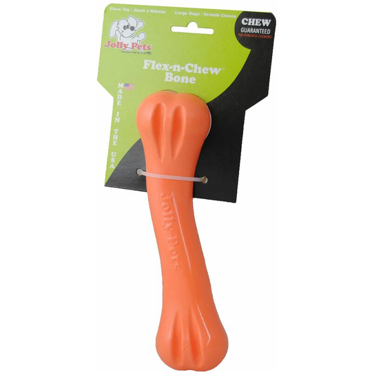 Flex-N-Chew Jolly Bone - Large Orange - Jolly Pets