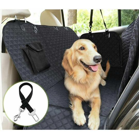 Thsinde - Universal Dog Car Seat Covers, Back Seat Protector Cover with Storage Pocket, Waterproof Bench Cover for Car and suv Tansport(46 x