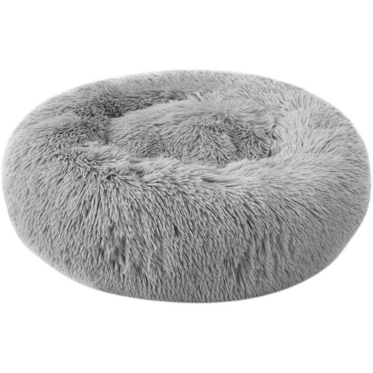 Dog Cat Basket Basket Cushion Bed Winter Round Plush Large Pet Puppy Kitten Kitty 40cm