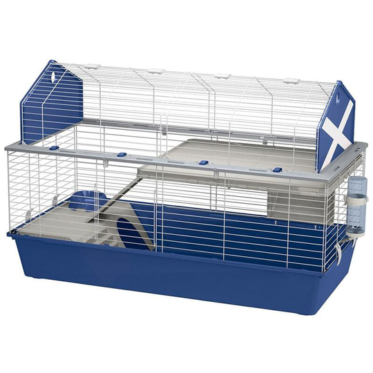 Ferplast - Rabbit Cage Barn 120 119x58x77 cm Blue Blue