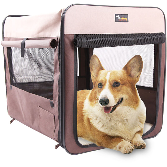 Thsinde - Car dog cage, trunk, dog cage, tent, portable car mat, dog car artifact, cat cage, cat and dog delivery room M-60 * 42 * 42cm (suitable for